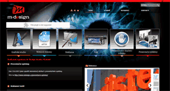 Desktop Screenshot of mdesign.cz